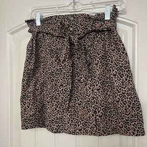 American Eagle Cheetah Print Skirt